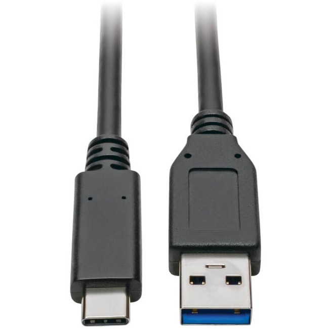 Tripp Lite by Eaton USB-C to USB-A Cable (M/M) USB 3.2 Gen 2 (10 Gbps) USB-IF Certified Thunderbolt 3 Compatible 3 ft. (0.91 m)