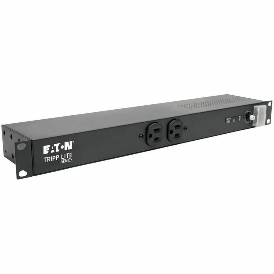 Tripp Lite by Eaton Isobar 12-Outlet Network Server Surge Protector 15 ft. (4.57 m) Cord with L5-20P Plug 3840 Joules Diagnostic LEDs 1U Rackmount