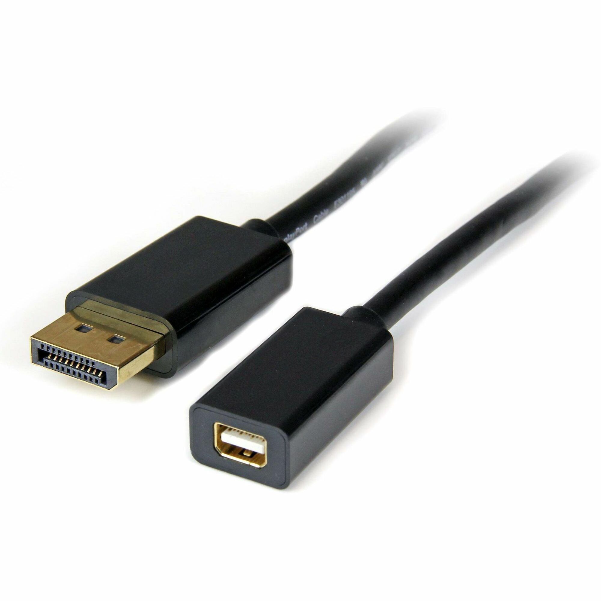 StarTech.com 3ft (1m) DisplayPort to Mini DisplayPort Cable, 4K x 2K Video, DP Male to Mini DP Female Adapter Cable, DP to mDP 1.2 Monitor