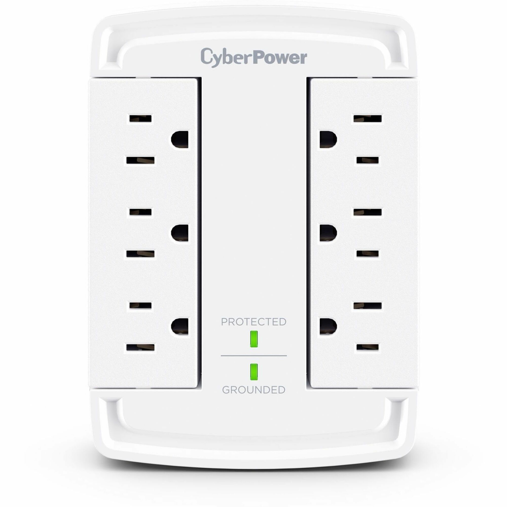CyberPower CSB6WS Essential 6 - Outlet Surge Protector with 1800 J Surge Suppression