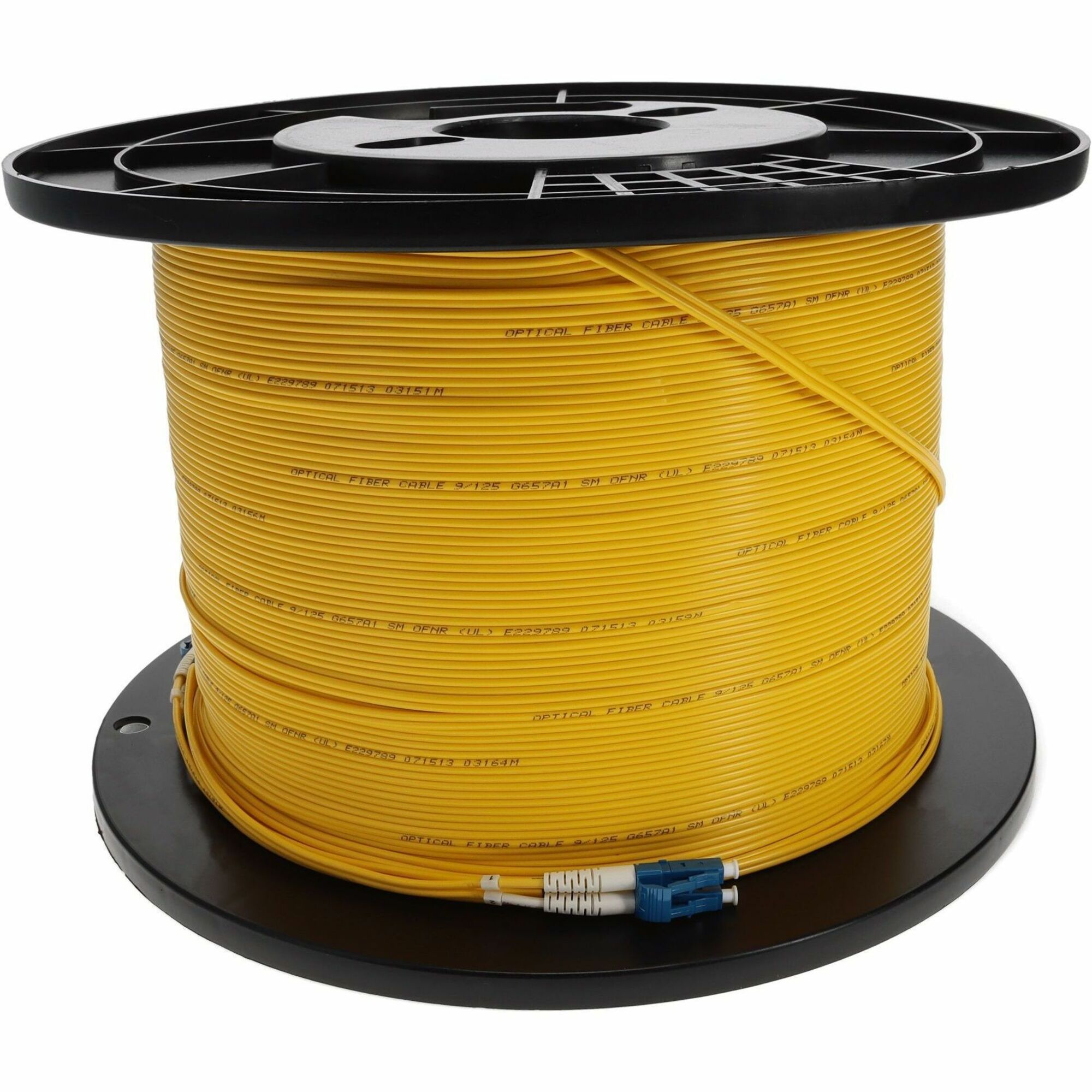 AddOn 175m LC to LC Yellow OS2 Duplex OFNR (Riser-Rated) SMF Fiber Patch Cable