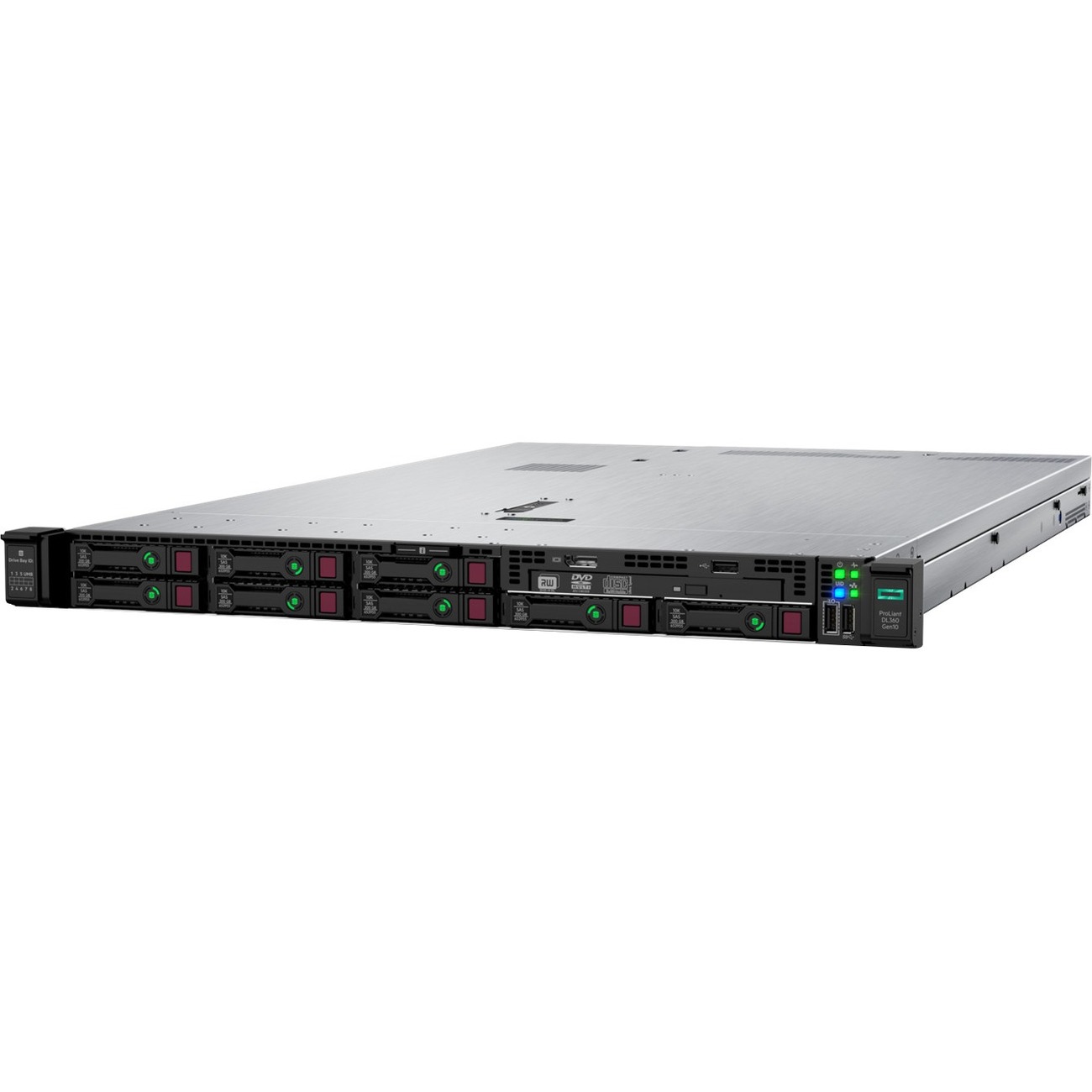HPE ProLiant DL360 G10 1U Rack Server - 1 Xeon Gold 5218R 2.10 GHz - 32 GB RAM - Serial ATA Controller