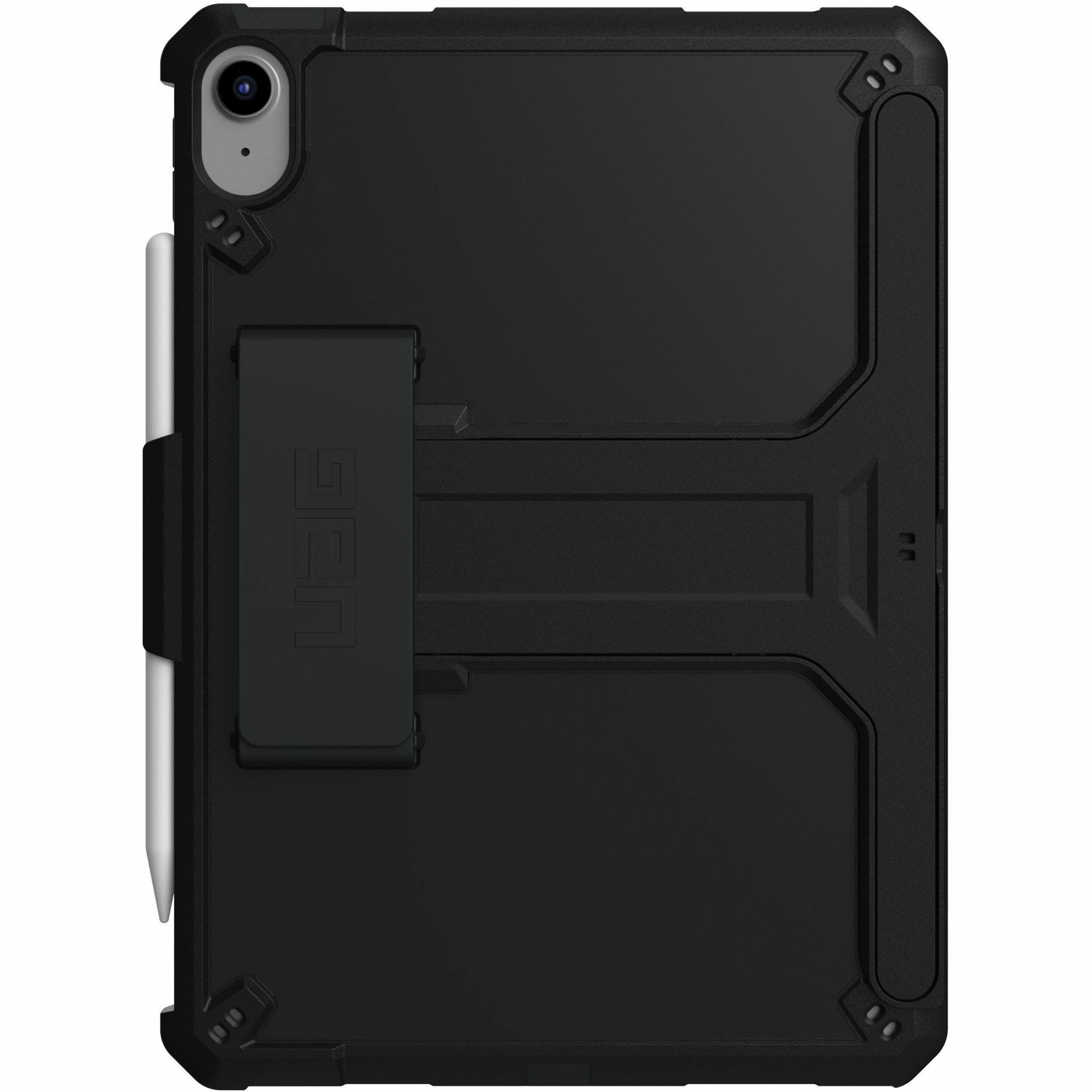 Urban Armor Gear Scout Rugged Carrying Case for 10.9" Apple iPad (11th Generation), iPad (10th Generation), iPad (2022) Tablet, Apple Pencil, Stylus - Black