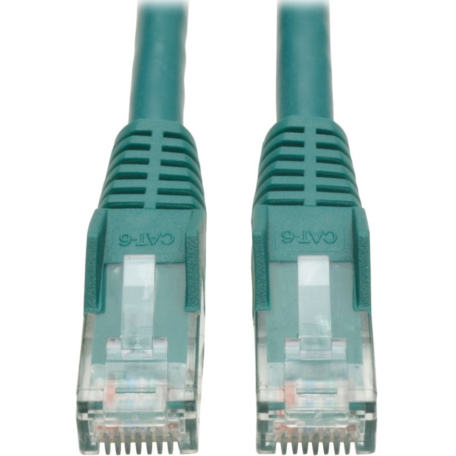 Tripp Lite by Eaton Cat6 Gigabit Snagless Molded (UTP) Ethernet Cable (RJ45 M/M) PoE Green 6-in. (15.24 cm)