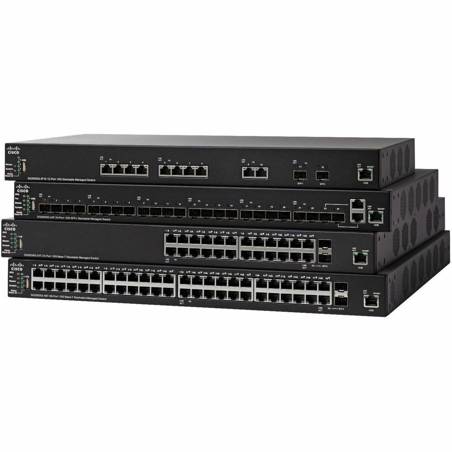 Cisco SG350XG-48T 48-Port 10GBase-T Stackable Managed Switch