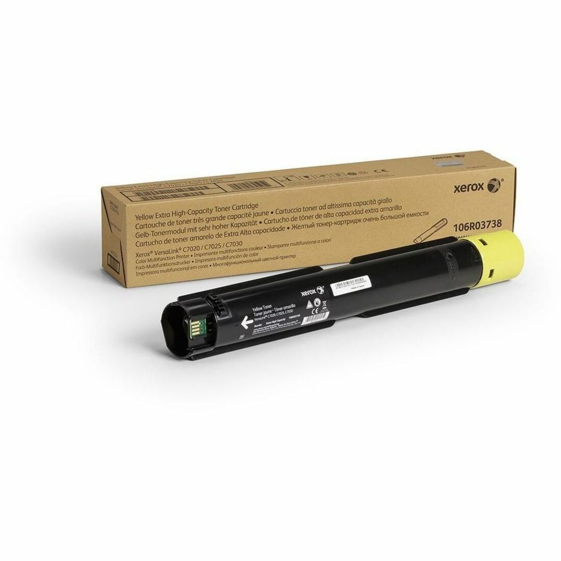 Xerox Genuine Xerox® VersaLink® C7000 Series Color Multifunction Printers Yellow High capacity Toner Cartridge (16500 Pages) - 106R03738