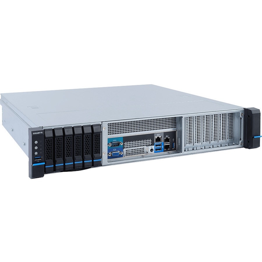 GIGABYTE E252-P30 (Rev. 100) Barebone System - 2U Rack-mountable - Socket LGA-4926 - 1 x Processor Support - Ampere