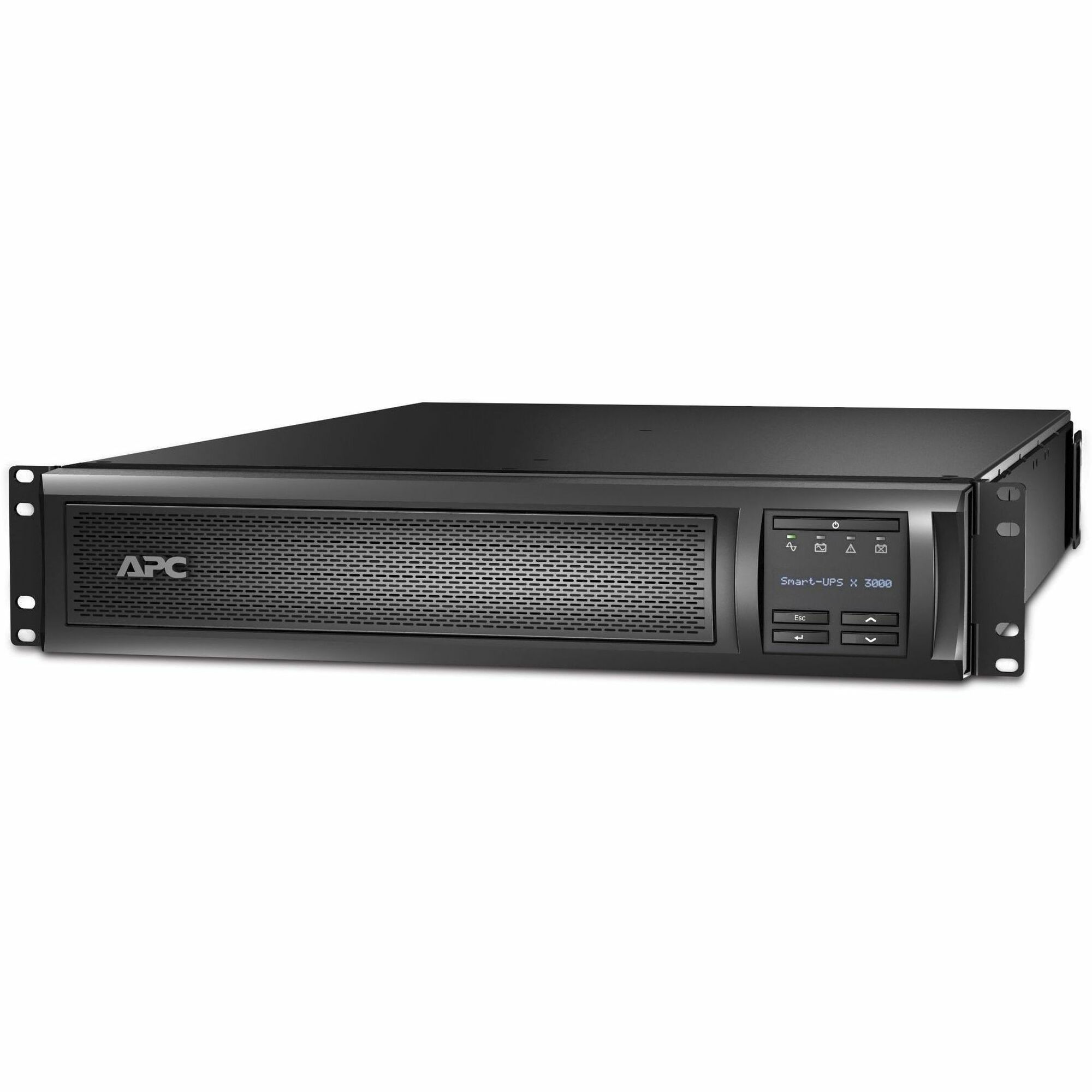 APC Smart-UPS X, Line Interactive, 3kVA, Rack/tower convertible 2U, 100V-127V, 3x 5-15R+3x 5-20R+1x L5-30R NEMA, NMC, Extended runtime, W/rail kit
