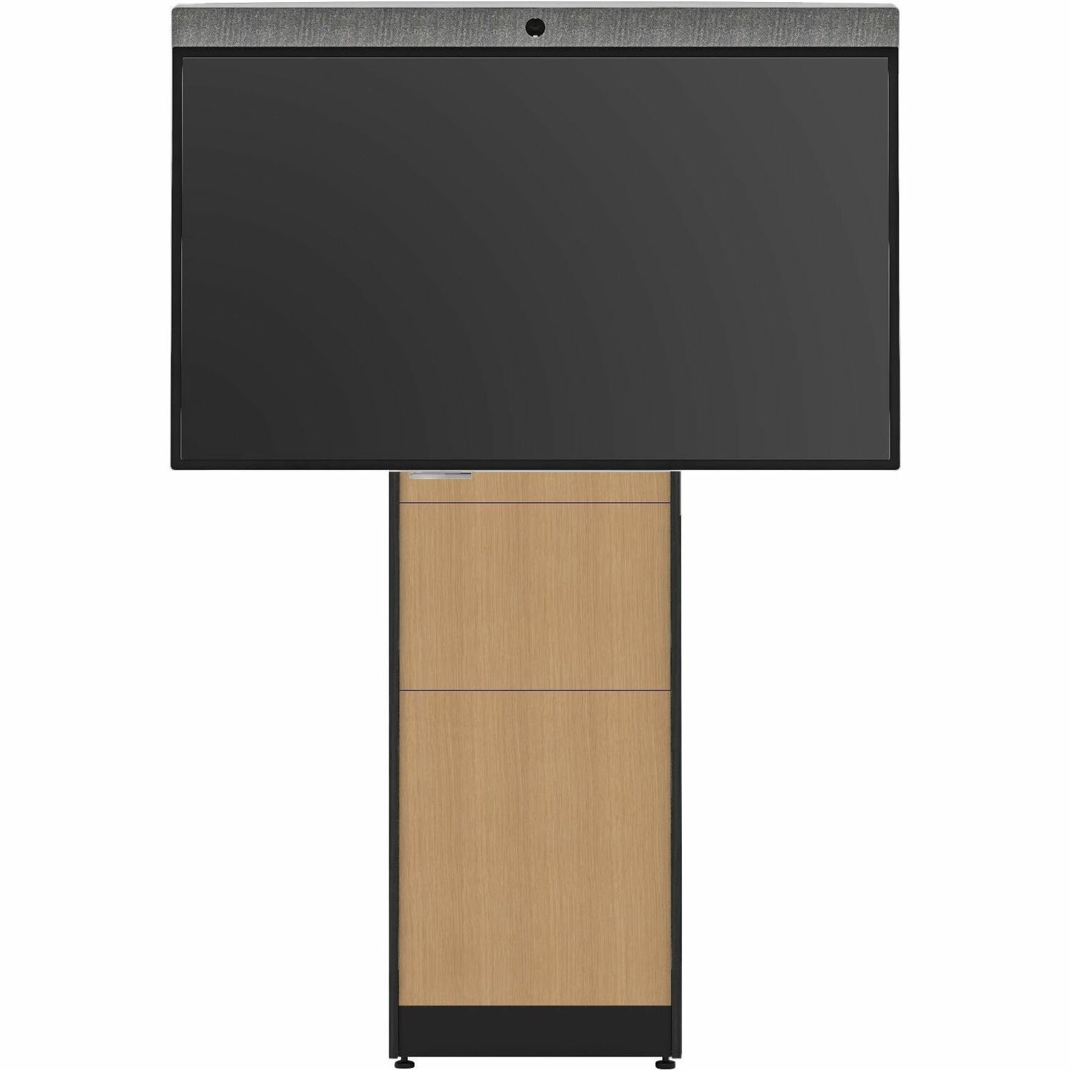 Salamander Designs STRUT 170 Wall Mount for Electronic Equipment, Computer, Cable, Display, Camera, Speaker, Video Conference Equipment, Peripheral Device - Natural Oak, Black - Landscape/Portrait
