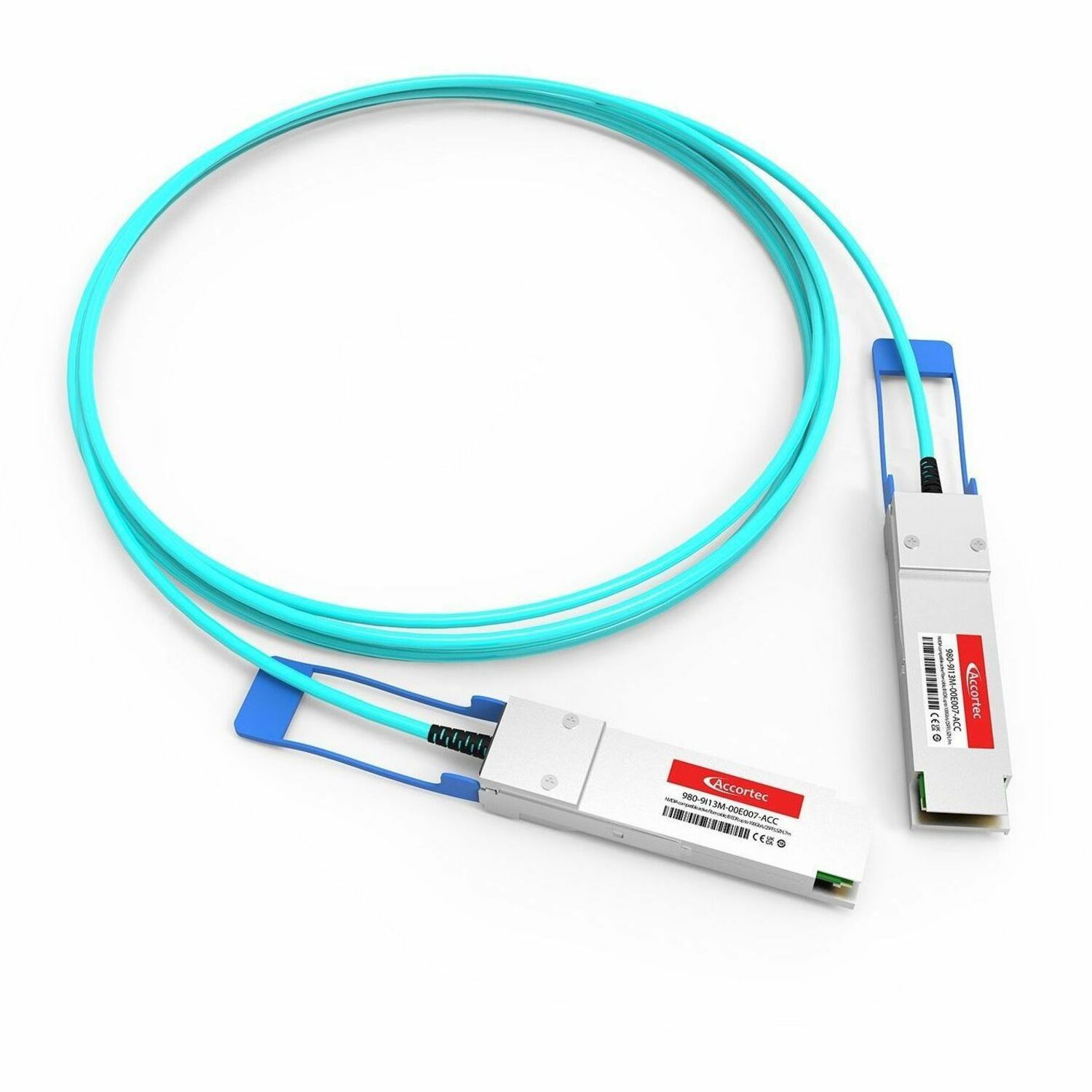 Accortec NVIDIA Active Fiber Cable, IB EDR, up to 100Gb/s, QSFP, LSZH, 7m