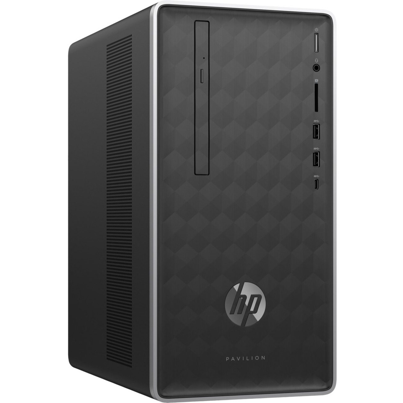 HP Pavilion 590-P0000 590-p0060 Desktop Computer - AMD Ryzen 7 1700 - 12 GB - 1 TB HDD
