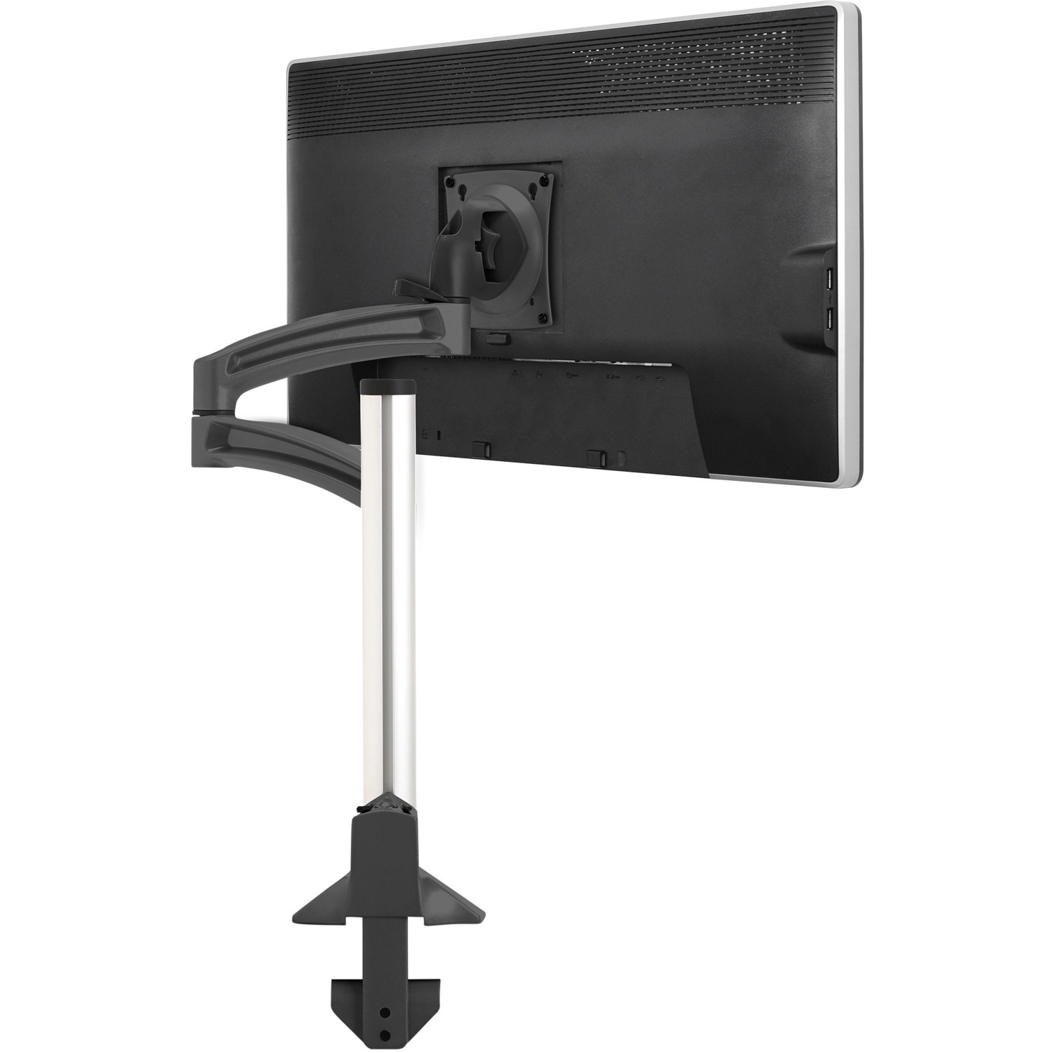 Chief Kontour K2C Articulating Column Desk Mount - For 10-32 Inch Displays - Adjustable Arm - Black