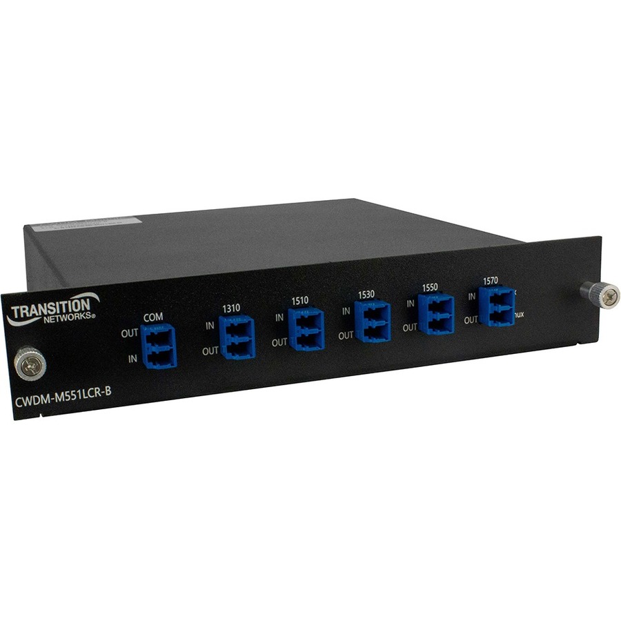 Transition Networks Coarse Wavelength Division Multiplexing (CWDM) 4 Channels + OSC Duplex LC