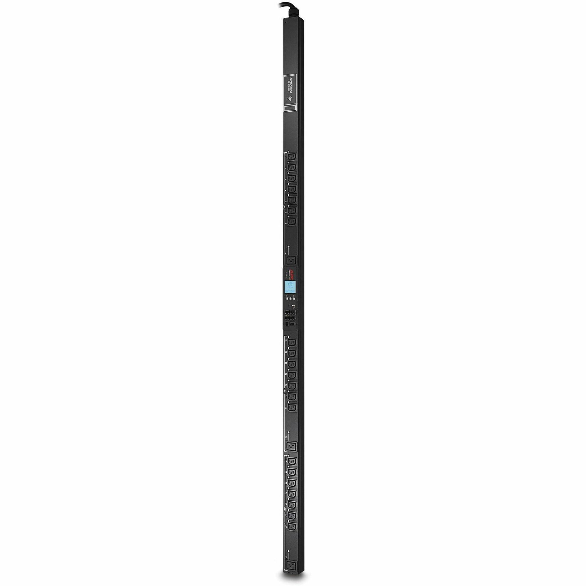 APC NetShelter Metered-by-Outlet with Switching Rack PDU, 2G, 0U, 5.7kW, 208V, 21 C13 and 3 C19 outlet