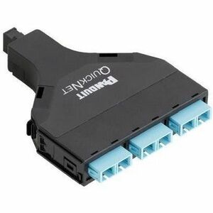 Panduit QuickNet MPO-SC Fiber Cassette OM3, 6 Fiber, Modified Method A, Std IL