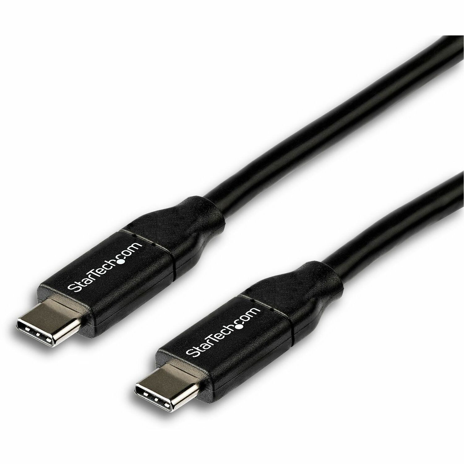 StarTech 6.6ft (2m) USB-C Fast Charging Cable, Charge & Sync, 100W (5A) PD, USB 2.0, USB-IF Certified - Black USB C Charging Cord