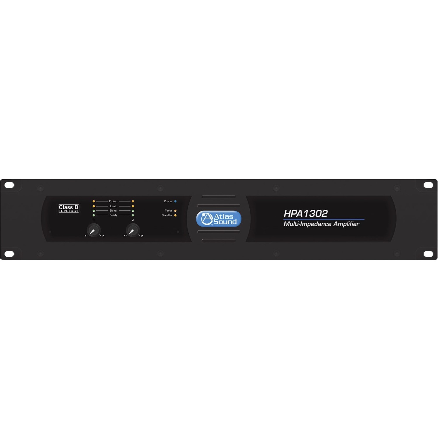 AtlasIED HPA1302 Amplifier - 1300 W RMS - 2 Channel - Black