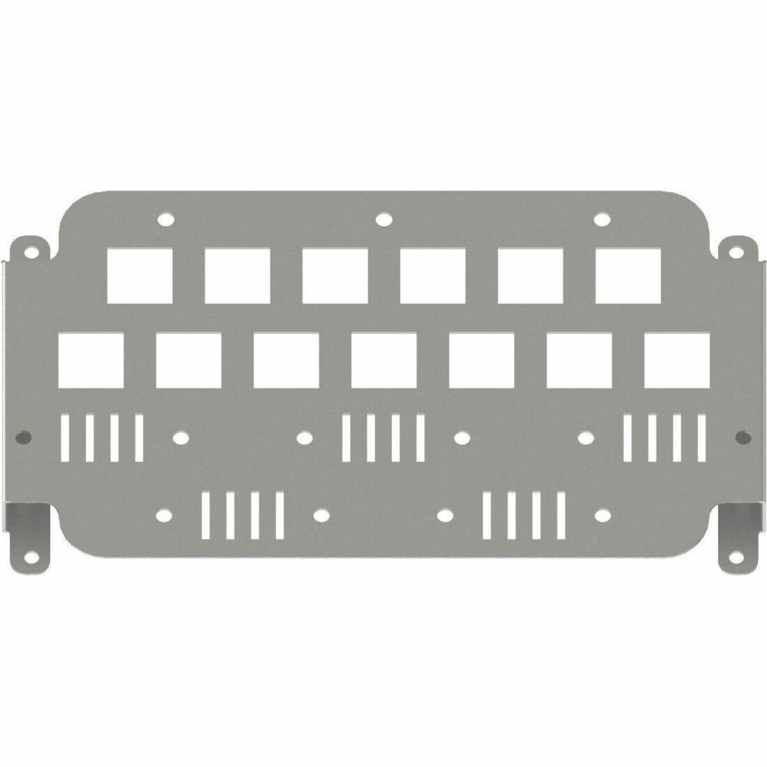 Panduit HD Fusion Wall Mount Incoming Cable Plate, Gray