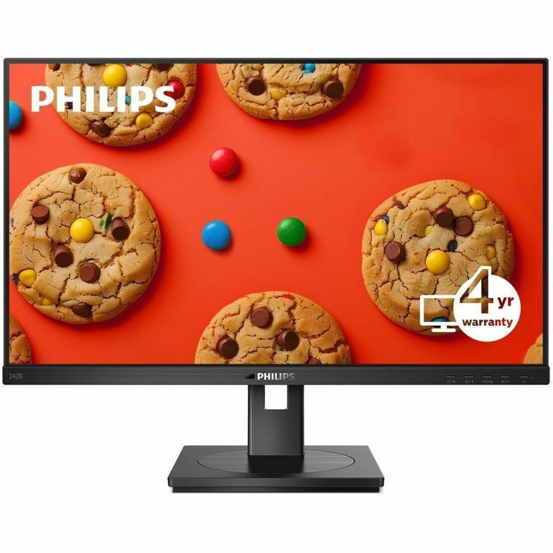 Philips 272B1G 27" Class Full HD LCD Monitor - 16:9 - Textured Black
