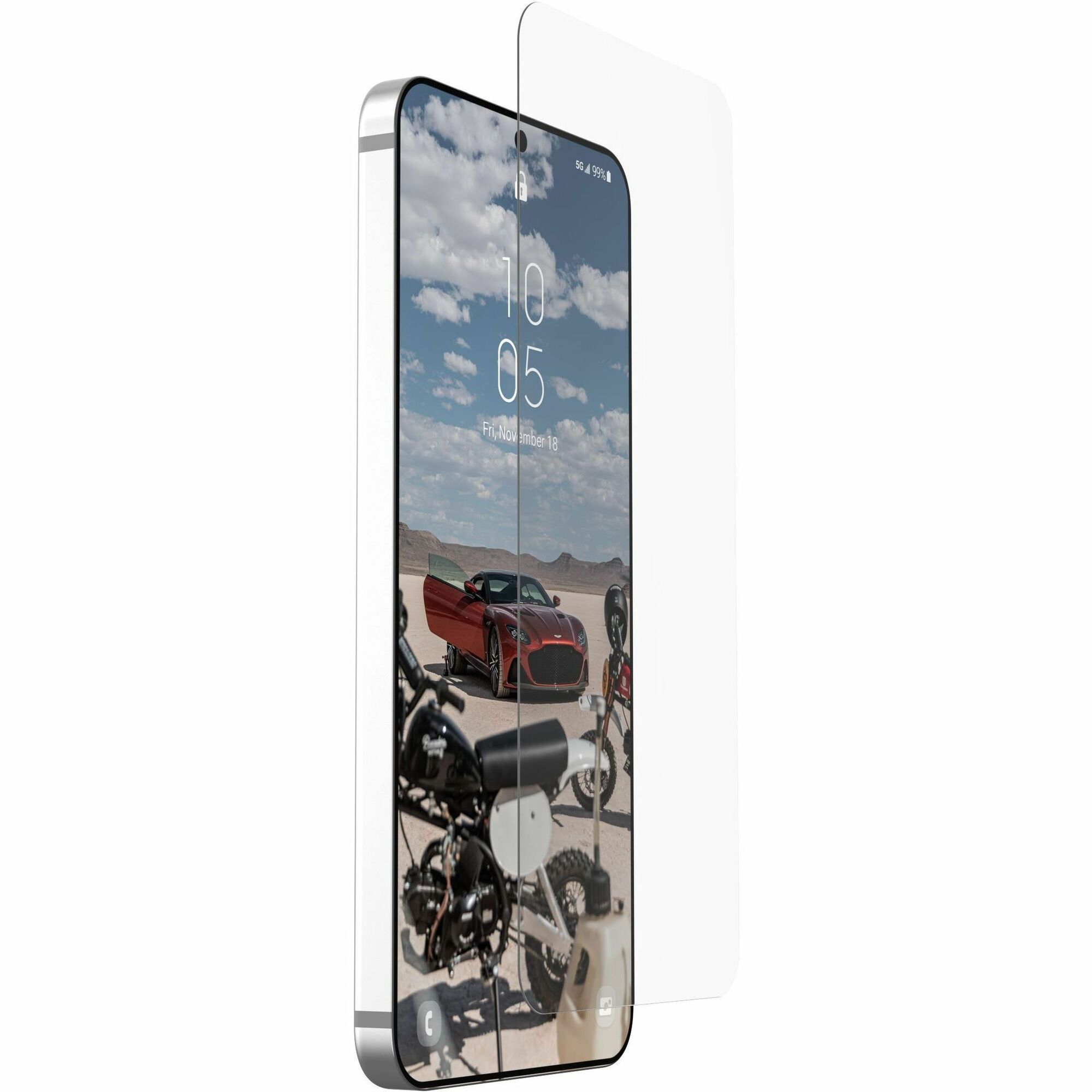 Urban Armor Gear Glass Screen Protector Shield Plus For Galaxy S24 Plus - Clear Clear