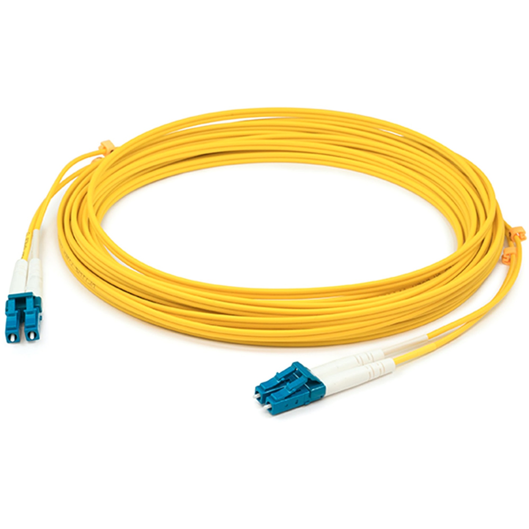 AddOn 93m LC to LC Yellow OS2 Duplex OFNP (Plenum-Rated) SMF Fiber Patch Cable