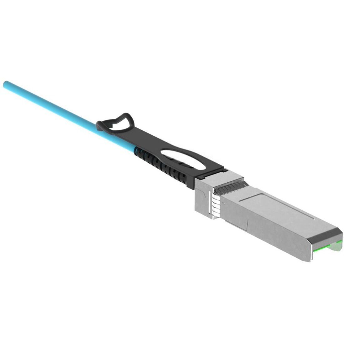 Panduit Active Optical Cable Assembly, SFP28 to SFP28, 25G, OM3, Aqua, 10 Meters