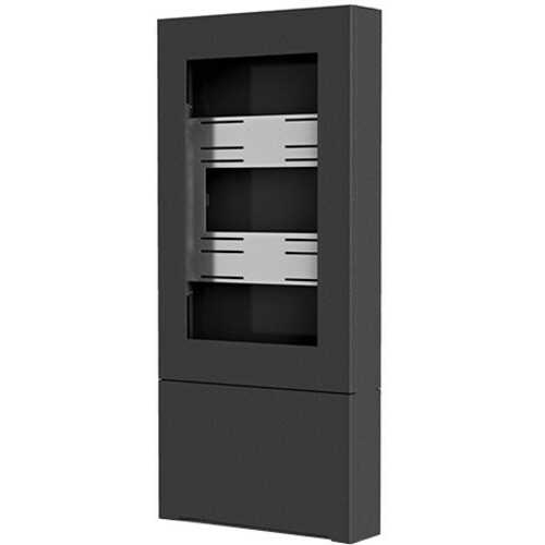 Chief Impact 43 Inch Floor Standing Kiosk - Portrait Orientation - Black