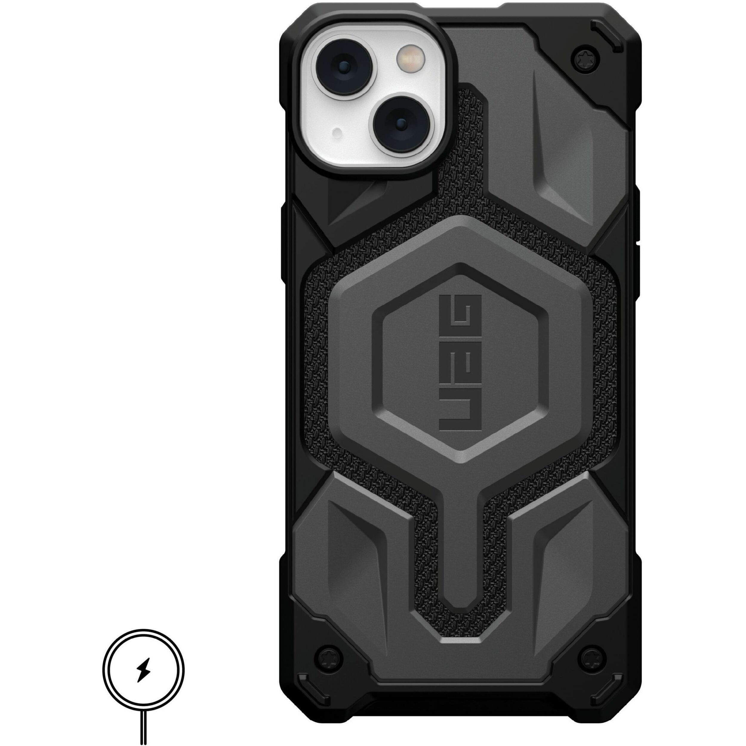Urban Armor Gear Monarch Pro Kevlar® iPhone 14 Plus Case - Kevlar Silver