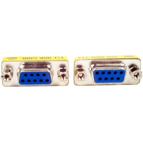 StarTech Slimline Serial DB9 Gender Changer - Slimline - Serial gender changer - DB-9 (F) - DB-9 (F)