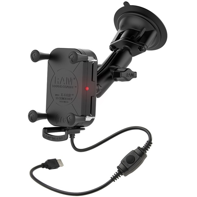 RAM Mounts Tough-Charge Waterproof Wireless Charging Suction Cup Mount