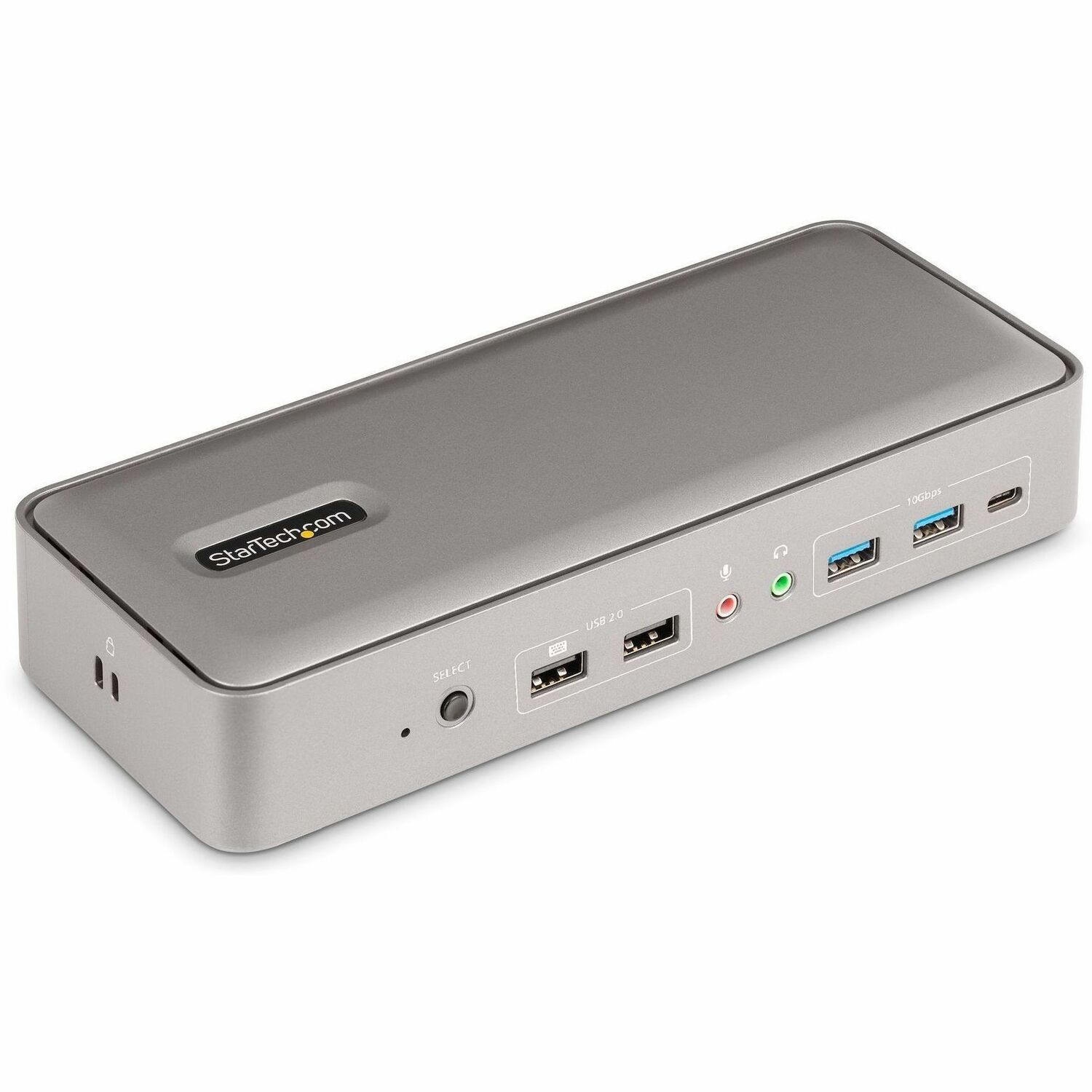 StarTech Dual-Laptop USB-C KVM Docking Station, Dual Monitor 4K 60Hz DisplayPort Dock, 5x USB Hub, GbE, 90W/45W PD, Windows/Mac, TAA