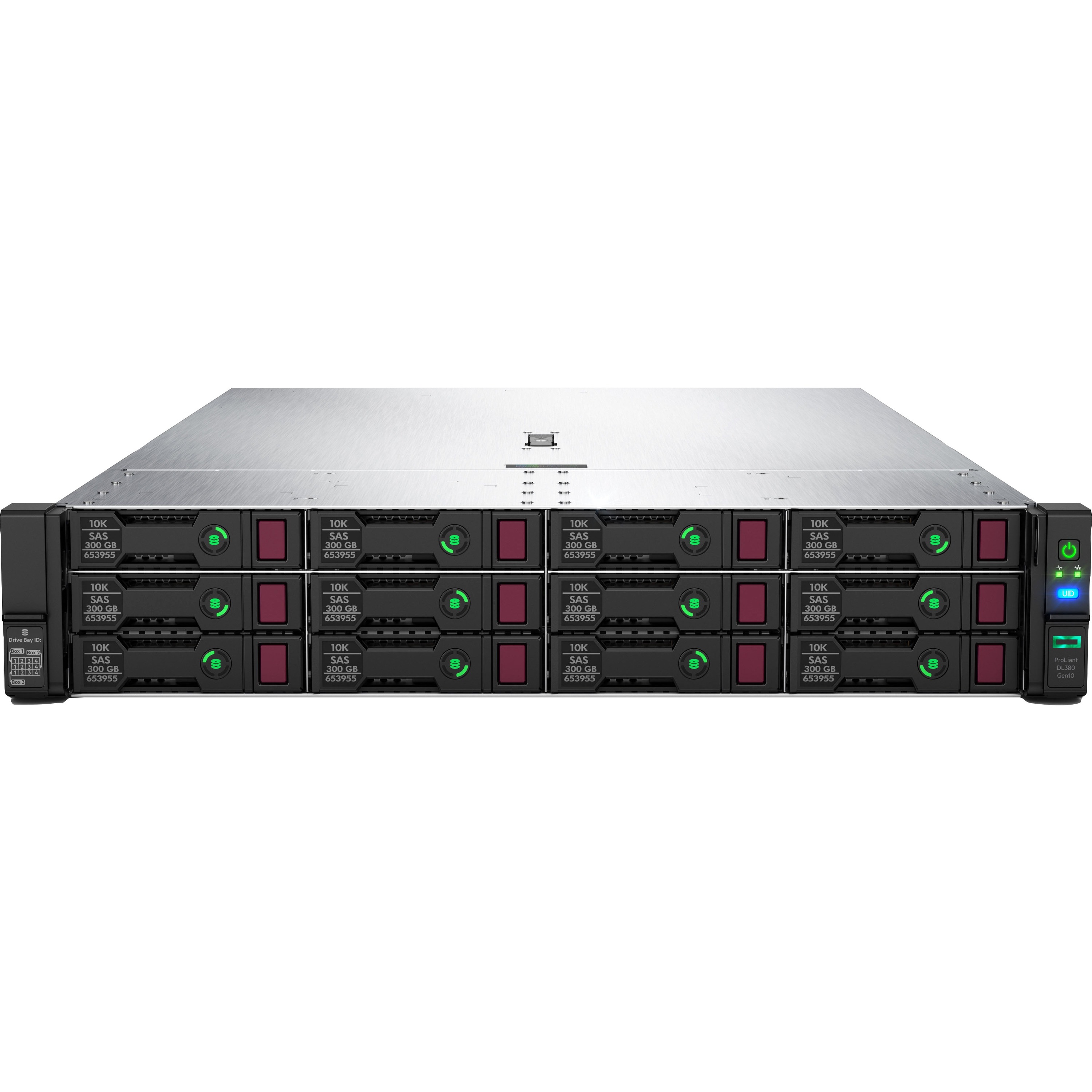 HPE ProLiant DL380 G10 2U Rack Server - 1 Xeon Gold 5220 2.20 GHz - 32 GB RAM - Serial ATA/600, 12Gb/s SAS Controller