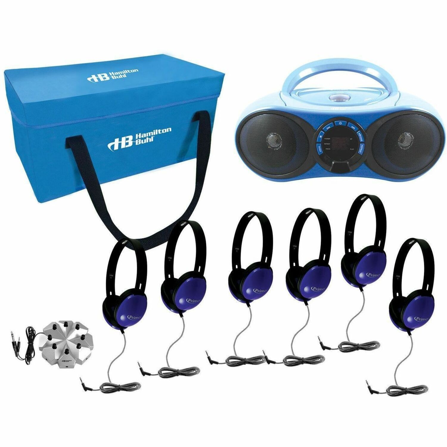 Hamilton Buhl AudioMVP&trade; Bluetooth&reg;/CD/FM Listening Center, 6 Station