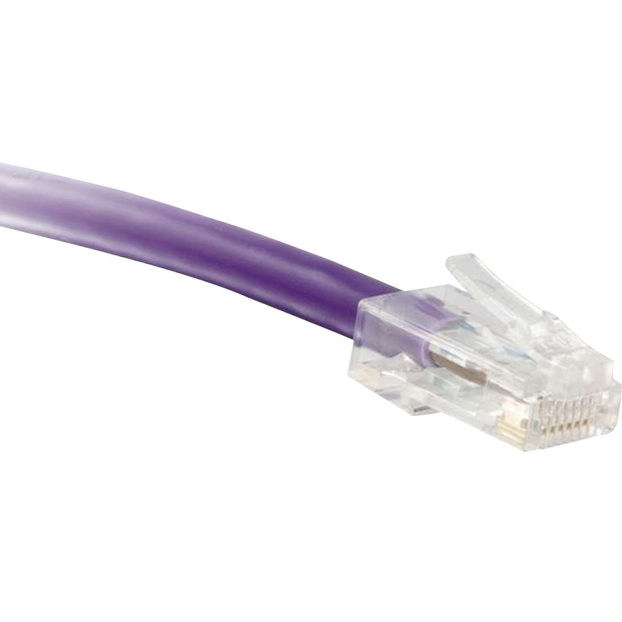 ENET Cat5e Purple 20 Foot Non-Booted (No Boot) (UTP) High-Quality Network Patch Cable RJ45 to RJ45 - 20Ft