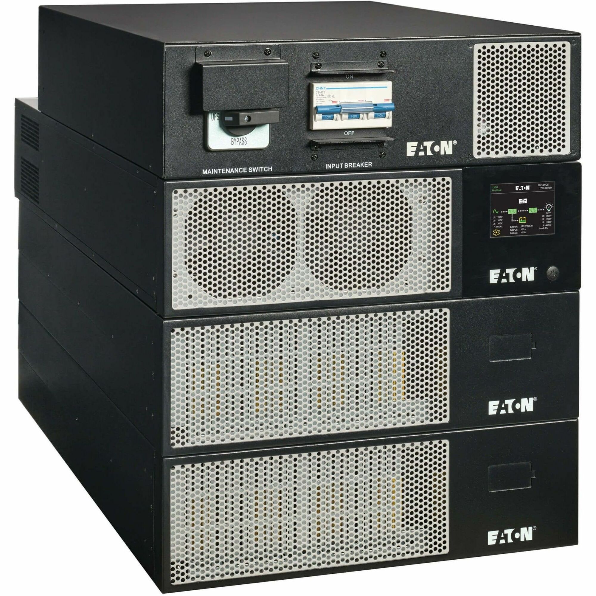 Eaton 13kW 208V 3-PH UPS with connectorized input and output cables and INDGW-M3 card