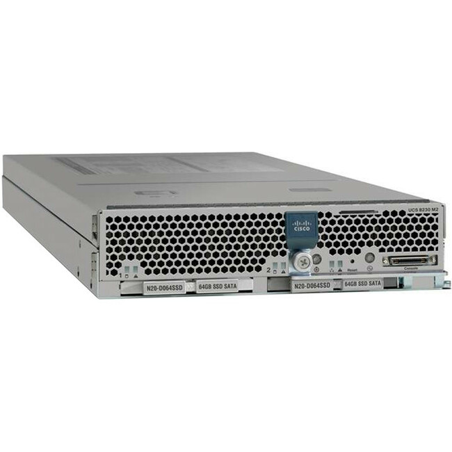 Cisco B230 M2 Blade Server - 2 Xeon E7-2860 2.26 GHz - 128 GB RAM - Serial Attached SCSI (SAS) Controller