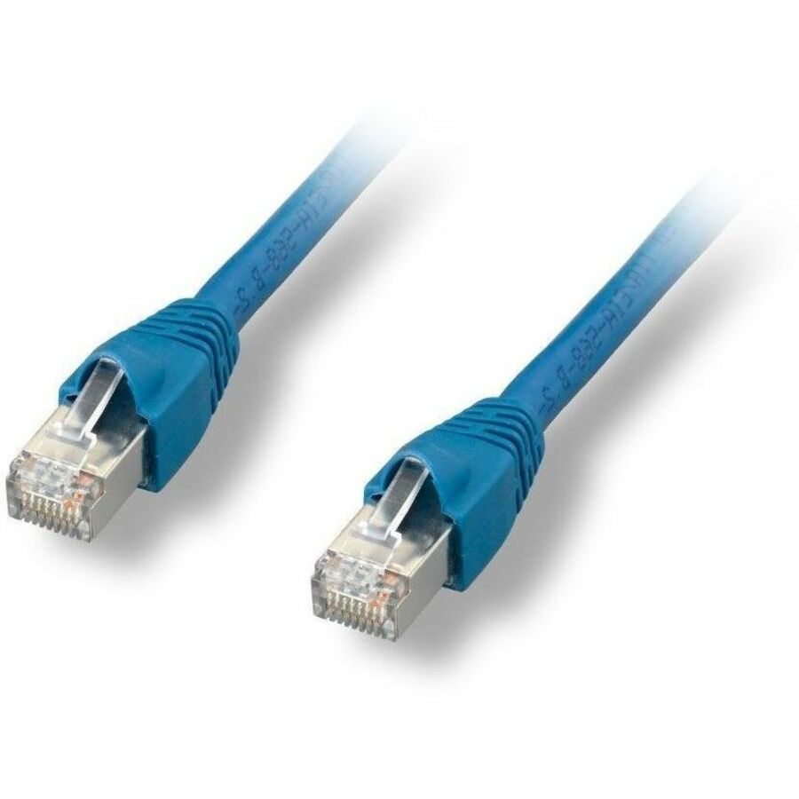 Comprehensive CAT6A Shielded Patch Cable Blue 14ft.