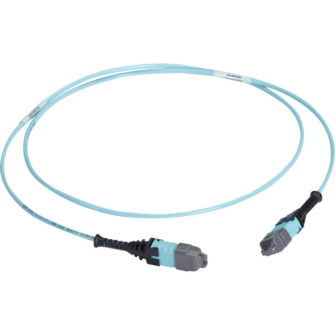 Black Box MTP OM3 Fiber Optic Trunk Cable - Plenum, 24-Strand, Type A