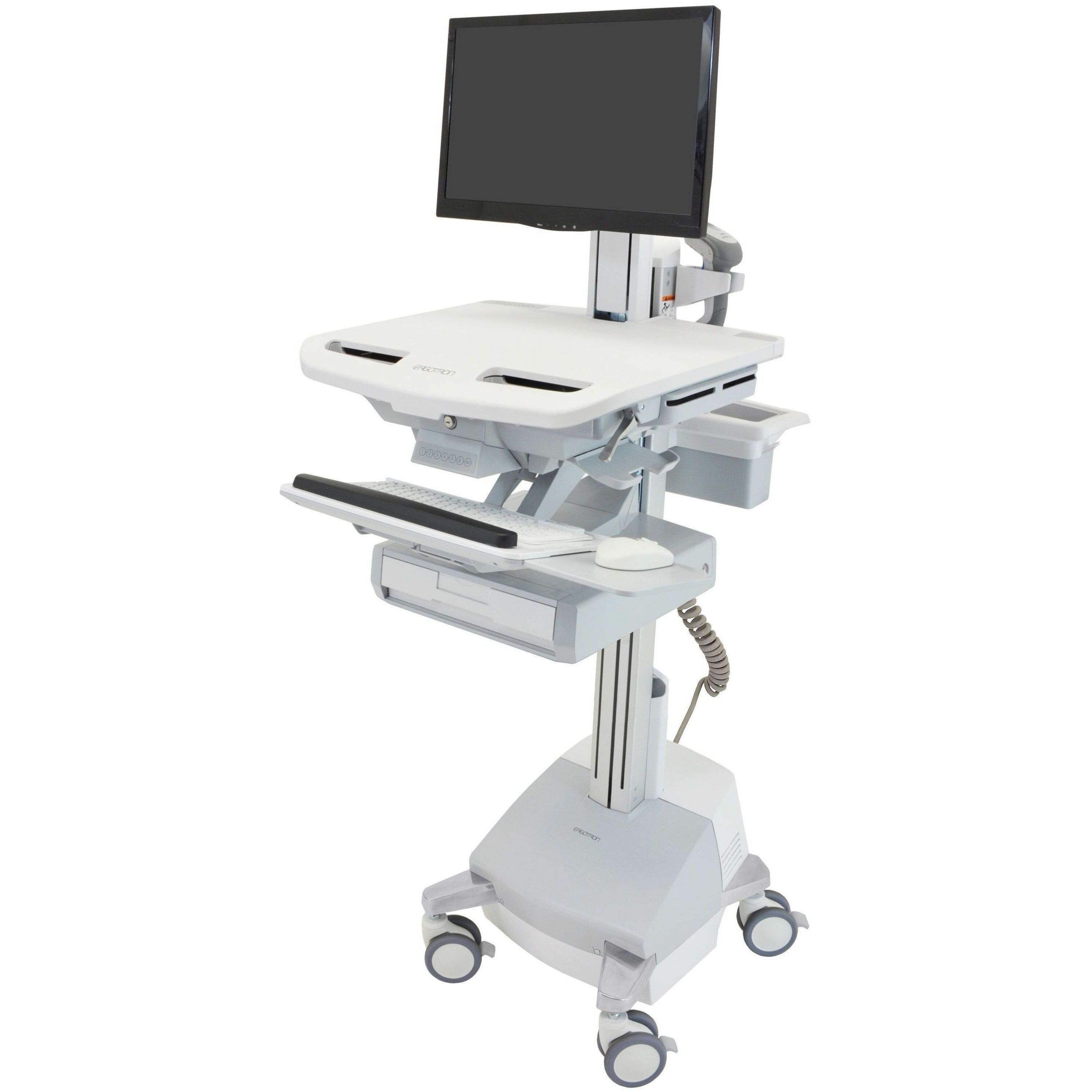 Ergotron StyleView Cart with LCD Pivot, SLA Powered, 1 Drawer (1x1), US/CA/MX