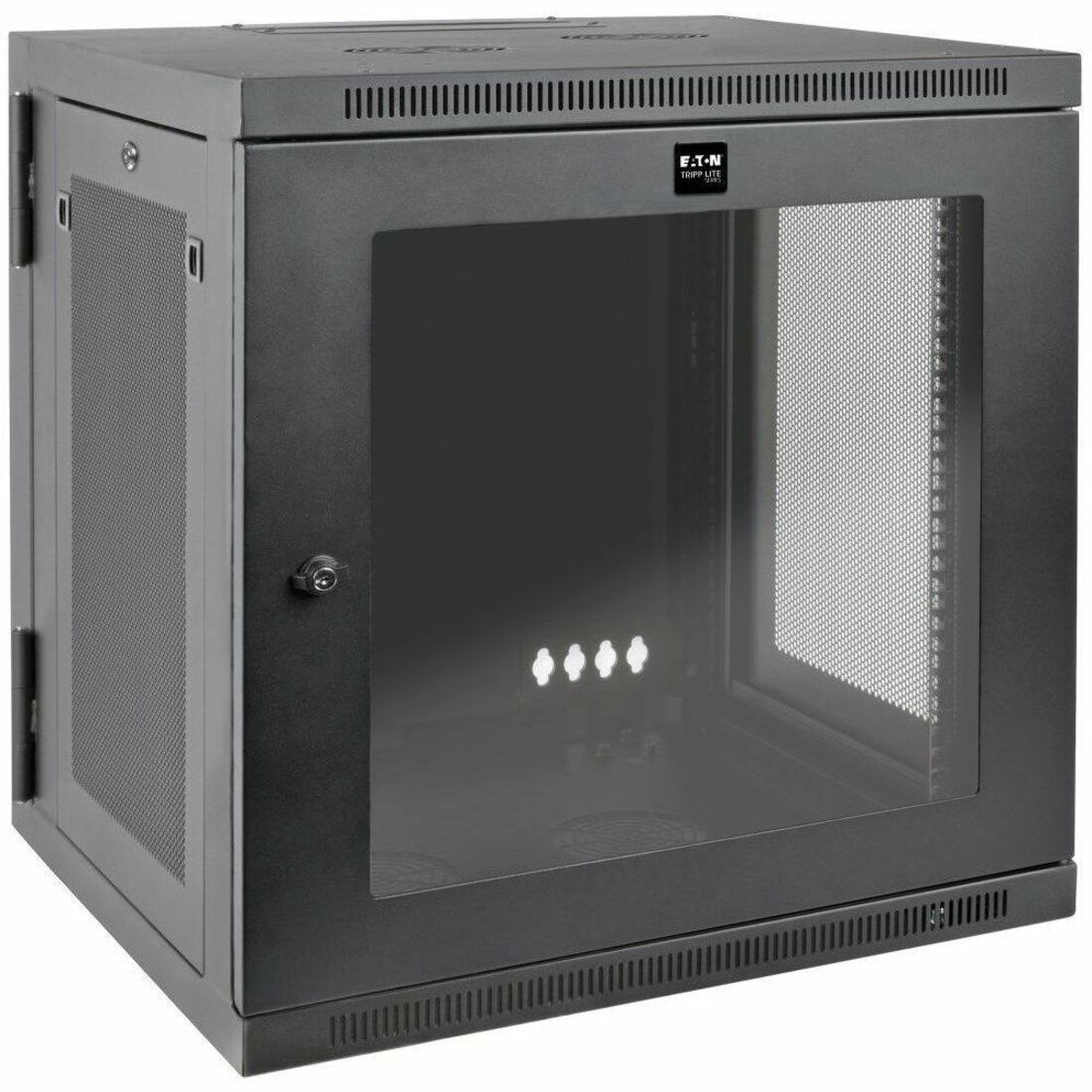 Tripp Lite by Eaton SmartRack 12U UPS-Depth Wall-Mount Small Rack Enclosure Clear Acrylic Window Hinged Back
