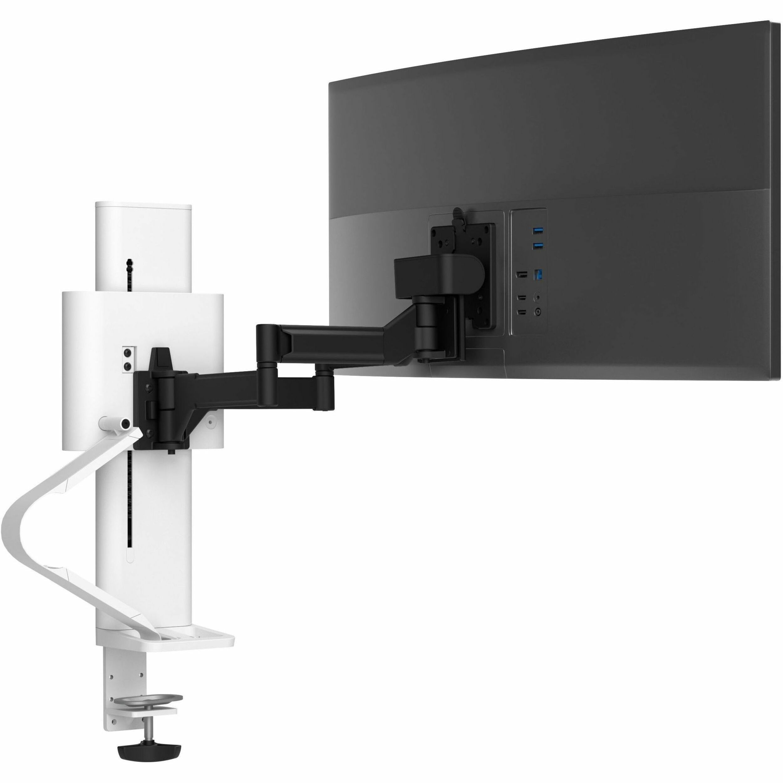 Ergotron TRACE Mounting Arm for Monitor - White