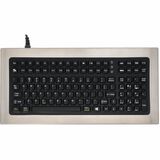 STAINLESS STEEL, INTRINSICALLY SAFE DESKTOP KEYBOARD WITH A PS/2 CABLE