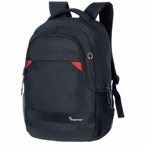 Bump Armor Carrying Case Rugged (Backpack) for 15" Notebook - Black, Red