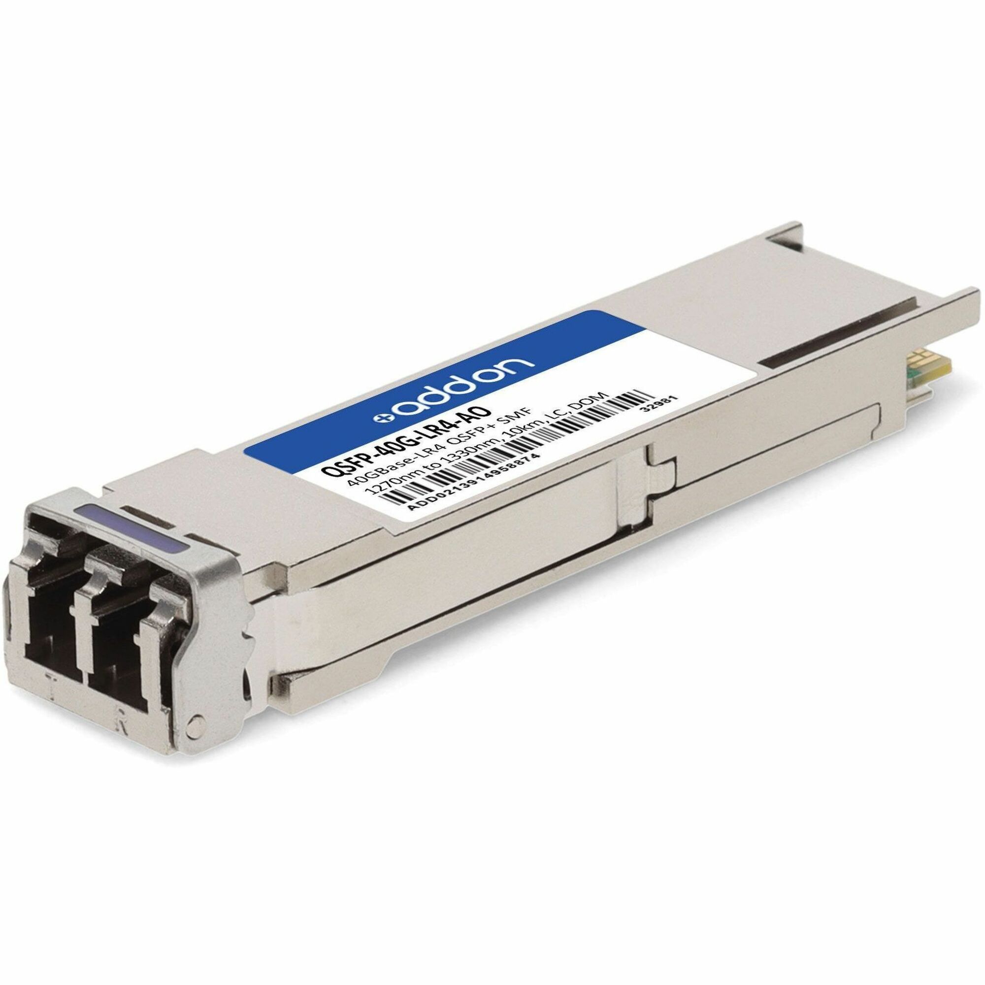 AddOn Cisco QSFP-40G-LR4 Compatible TAA Compliant 40GBase-LR4 QSFP+ Transceiver (SMF, 1270nm to 1330nm, 10km, LC, DOM)
