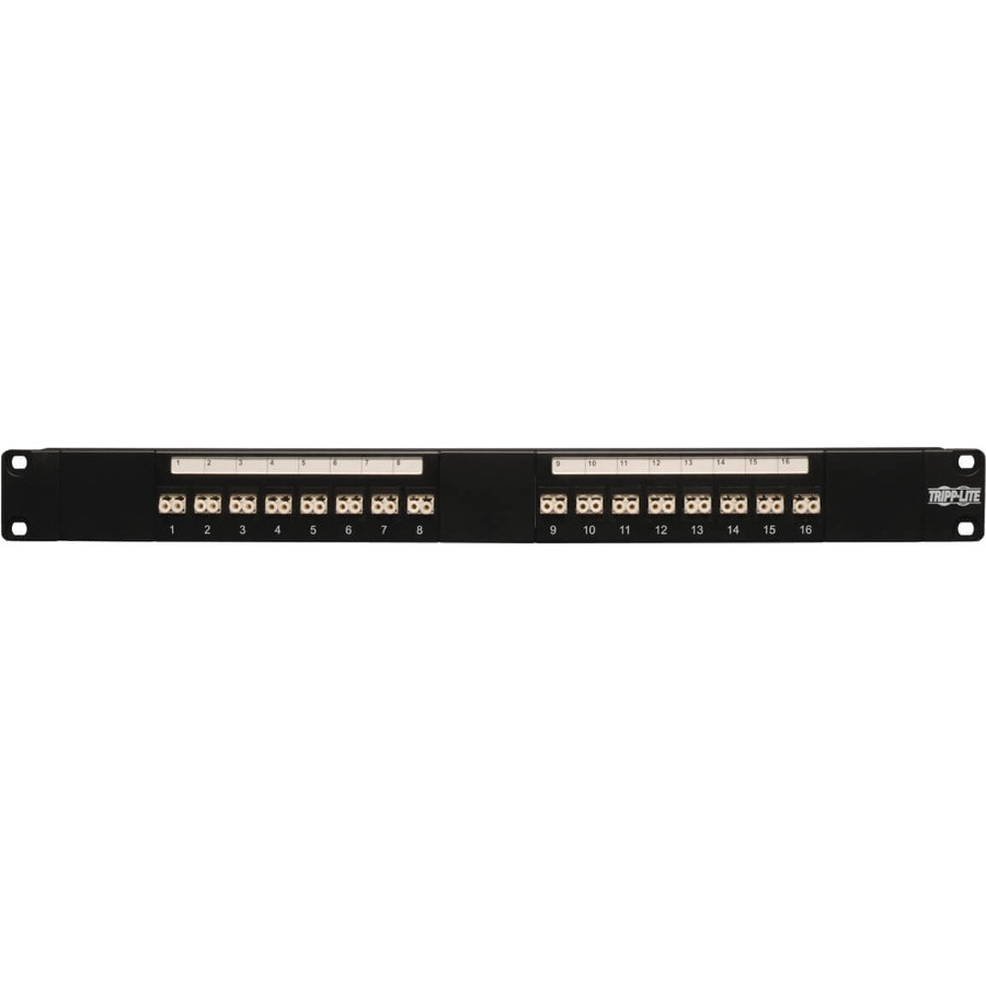 Tripp Lite by Eaton 16-Port Fiber Patch Panel 1U (LC/LC) Multimode or Singlemode
