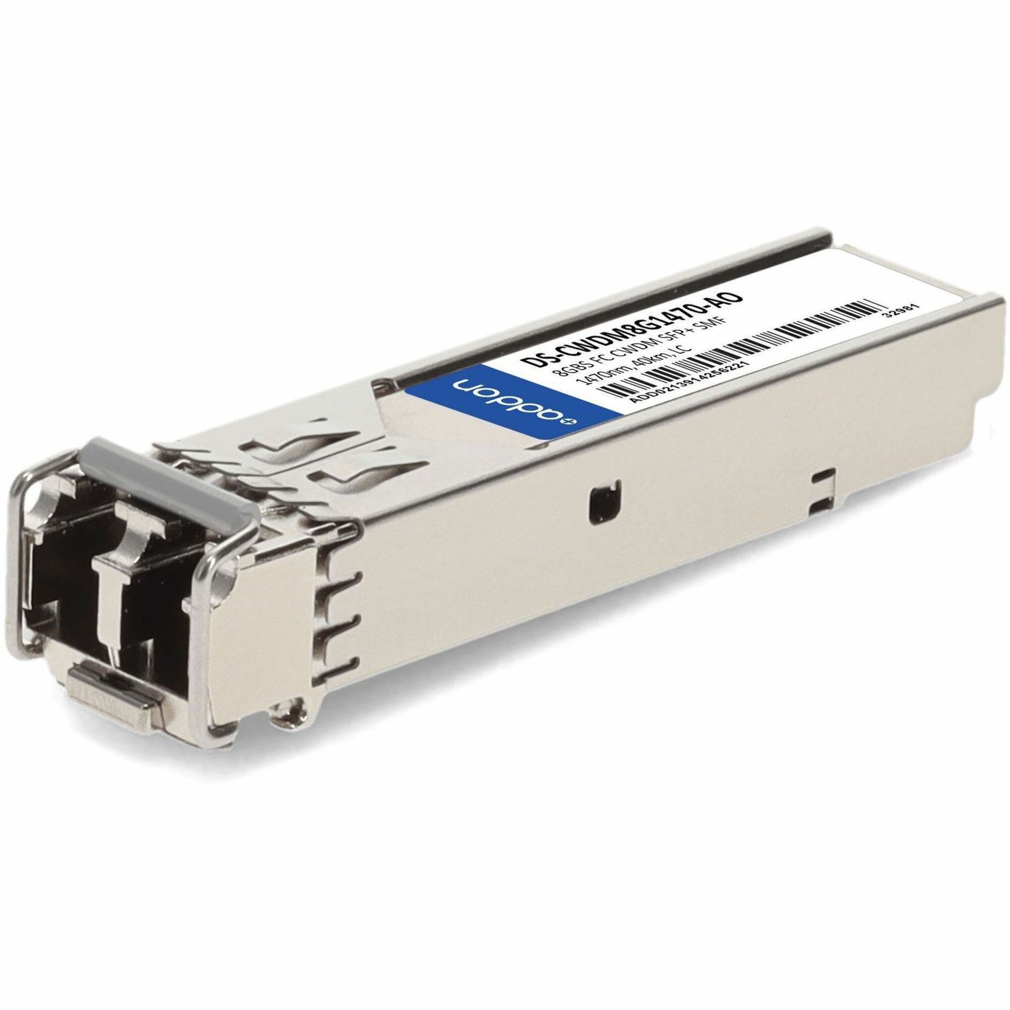 AddOn Cisco&reg; DS-CWDM8G1470 Compatible TAA 8GBase-CWDM Fibre Channel SFP+ Transceiver (SMF, 1470nm, 40km, LC)
