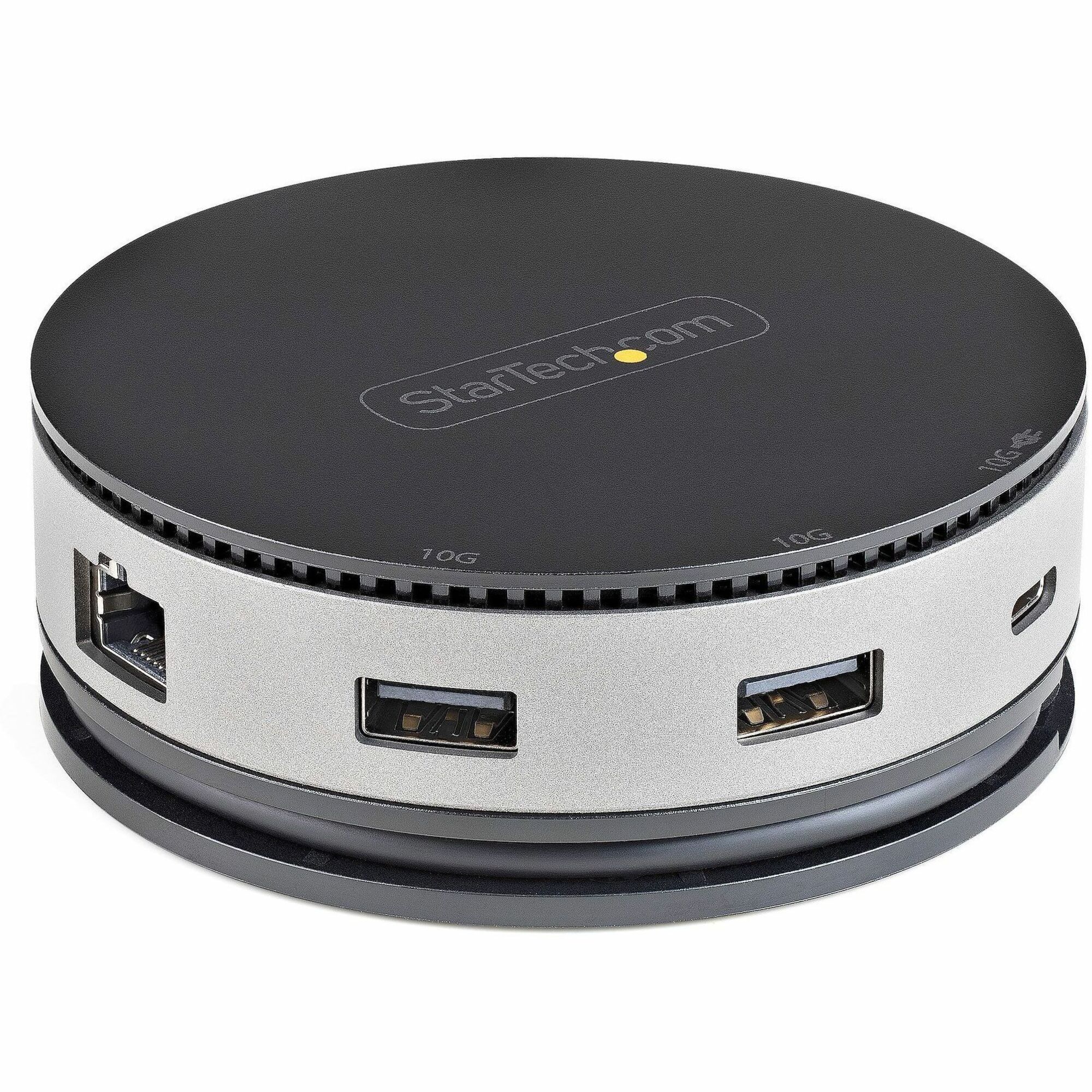 StarTech USB C Multiport Adapter - USB Type-C 10Gbps Mini Dock 4K 60Hz HDMI/DisplayPort/1080p VGA - 75W PD Passthrough, USB Hub & GbE