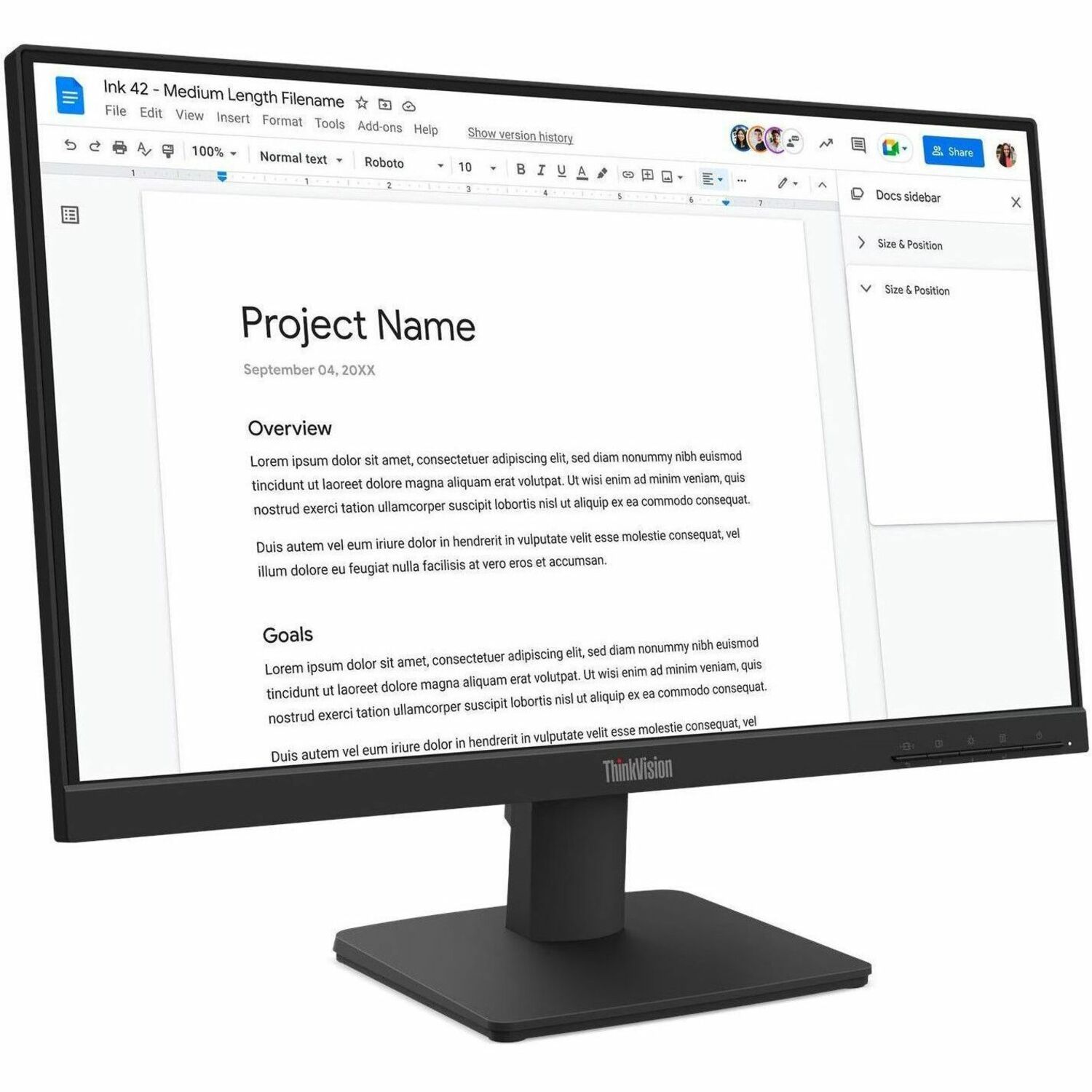 ThinkVision S22-4e 21.5 inch Monitor