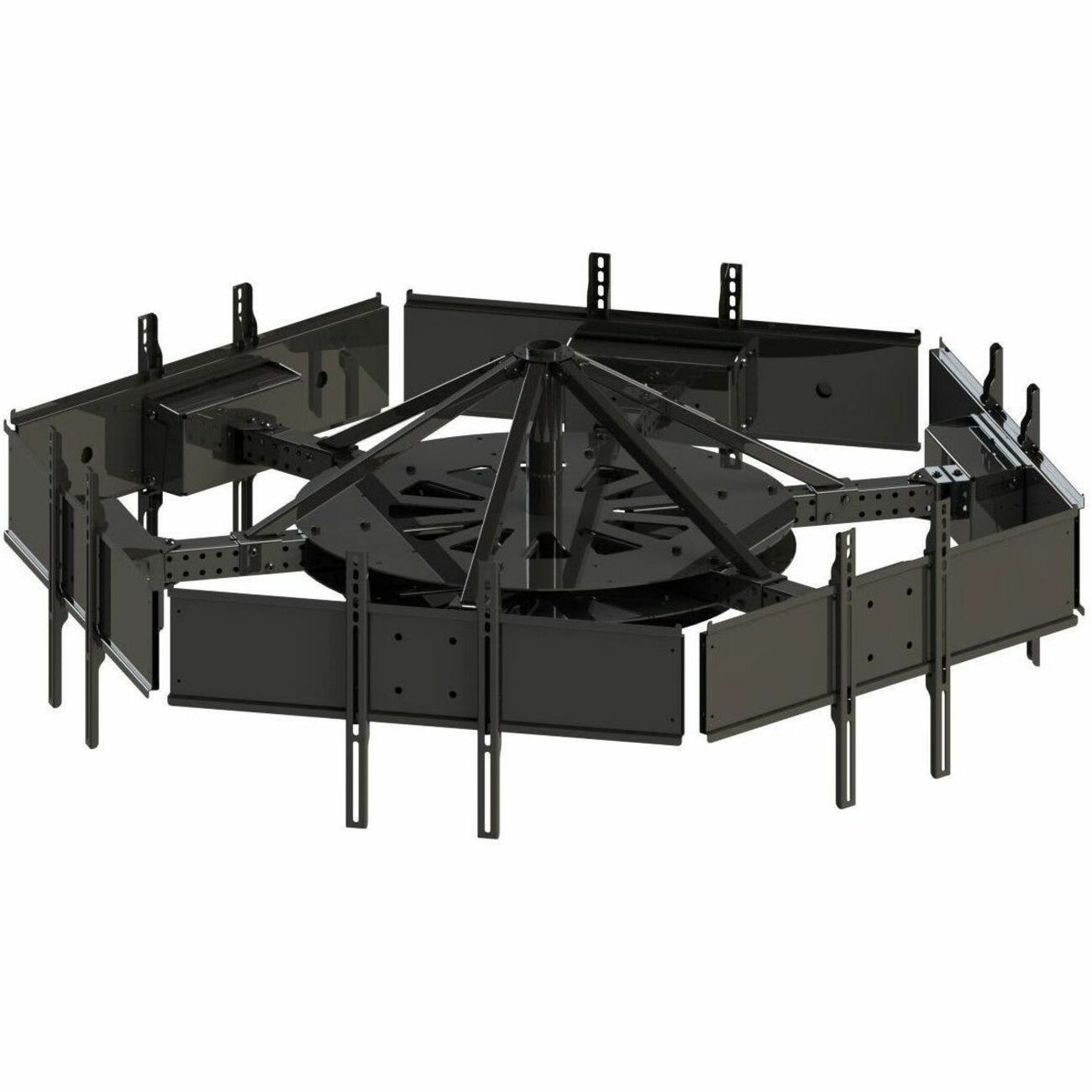 Peerless-AV&reg; Multi-Display Ceiling Mount with Six Telescoping Arms for 37" to 42" Displays