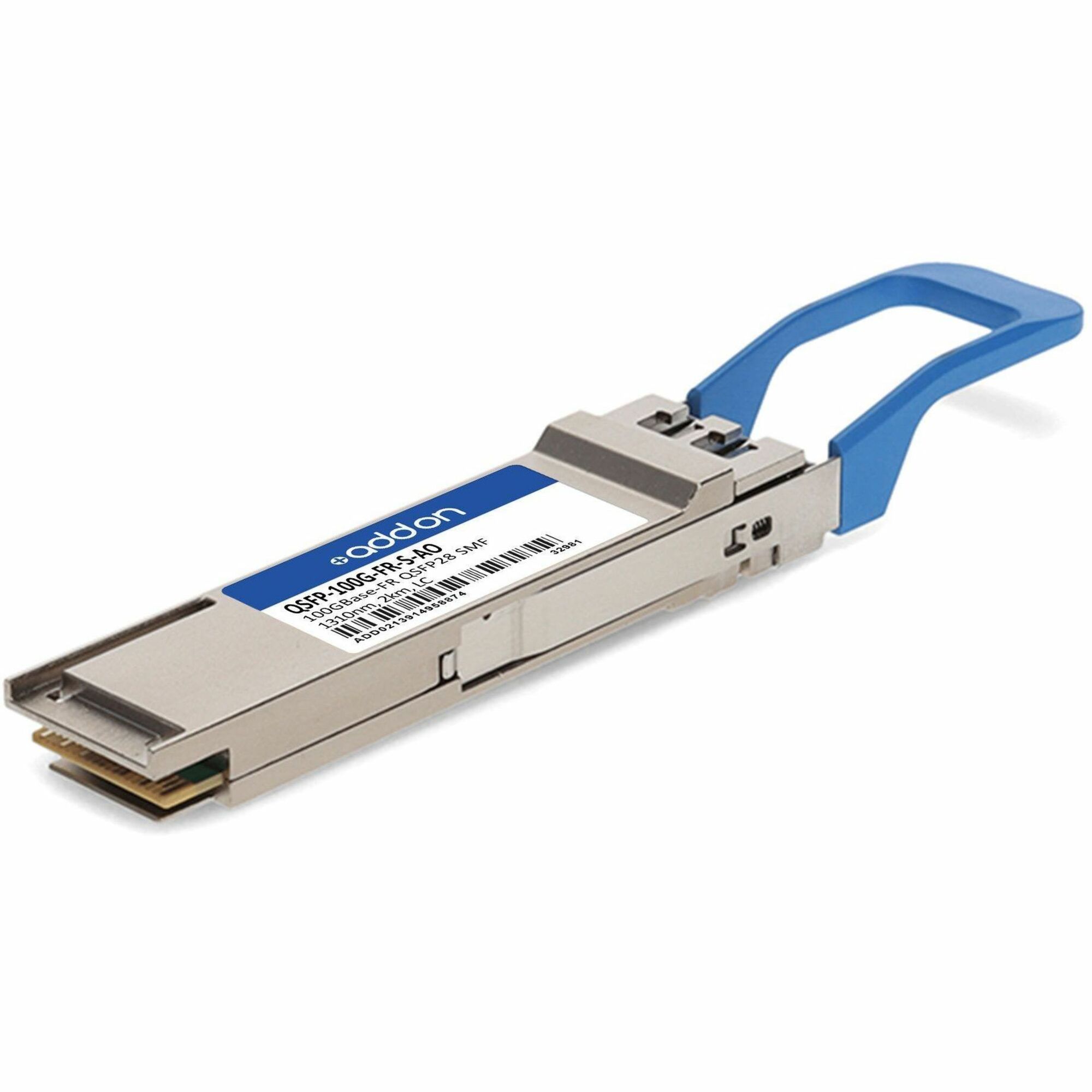 AddOn Cisco® QSFP-100G-FR-S Compatible TAA 100GBase-FR QSFP28 Single Lambda Transceiver (SMF, 1310nm, 2km, LC)